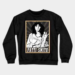 80s Style Patti Smith Crewneck Sweatshirt